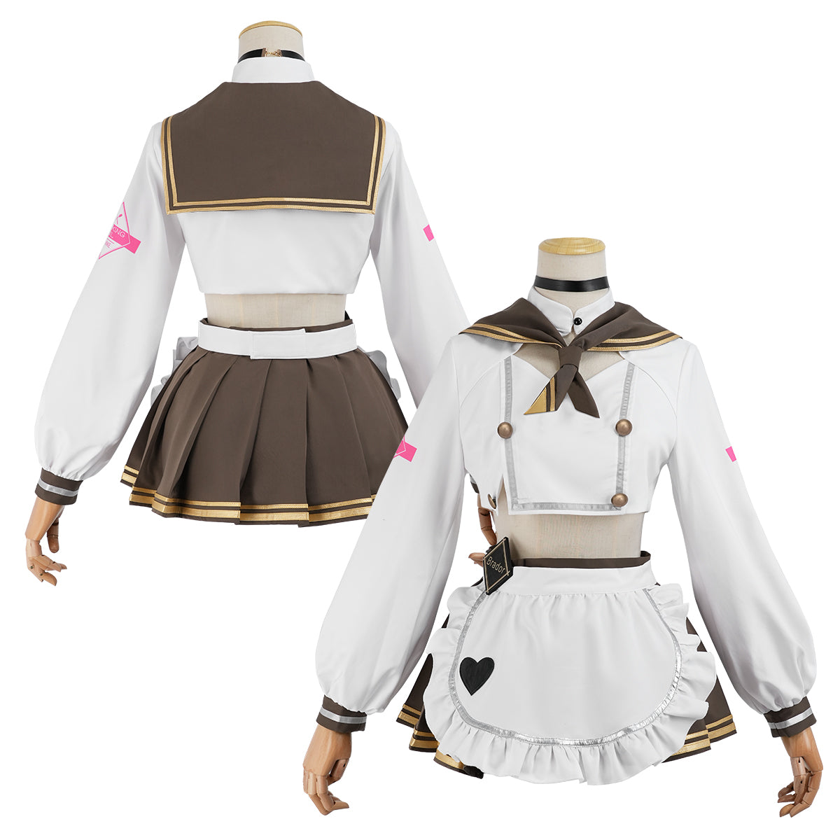 HOLOUN NIKKE Game Brad Cosplay Costume Maid Dress JK Skirt Cos Animation Convention Halloween Christmas Gift
