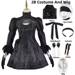 2B NieR:Automata Cosplay Costume thumbnail 5