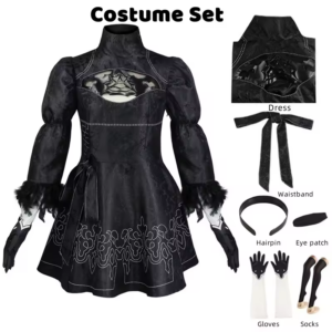 2B NieR:Automata Cosplay Costume thumbnail 6