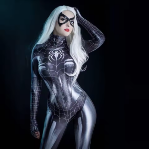 Black Spider Women Cosplay Costume thumbnail 9