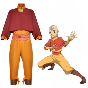 Aang Avatar The Last Airbender Cosplay Costume thumbnail 1