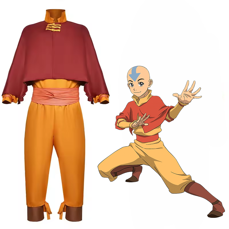 Aang Avatar The Last Airbender Cosplay Costume