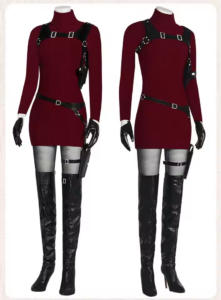Ada Wong Resident Evil 4 Cosplay Costume thumbnail 9