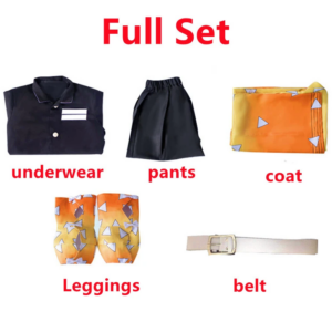 Agatsuma Zenitsu Kimetsu No Yaiba Cosplay Costume thumbnail 7