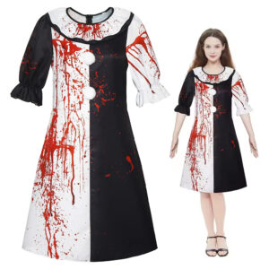 Art the Clown Girl Terrifier 2 Cosplay Costume thumbnail 1