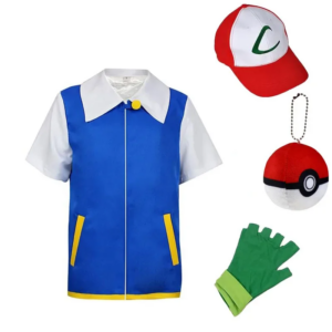 Ash Trainer Cosplay Costume thumbnail 2