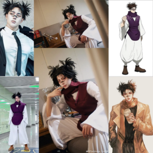 Choso Wig Cosplay Costume thumbnail 2