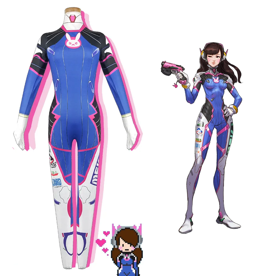 D.Va Overwatch Cosplay Costume
