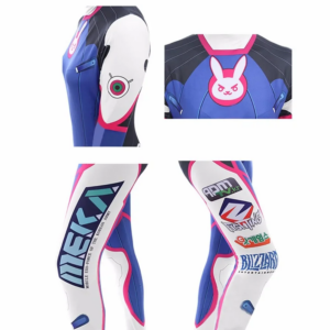 D.Va Overwatch Cosplay Costume thumbnail 5
