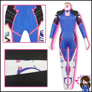 D.Va Overwatch Cosplay Costume thumbnail 8