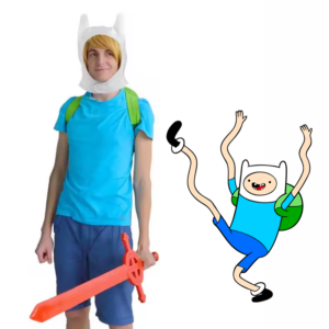 Finn Adventure Time Cosplay Costume thumbnail 1