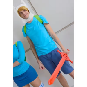 Finn Adventure Time Cosplay Costume thumbnail 4