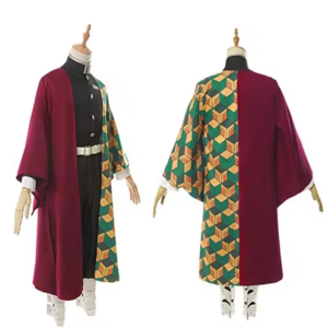 Giyu Tomioka Kimetsu No Yaiba Cosplay Costume thumbnail 2
