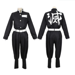 Giyu Tomioka Kimetsu No Yaiba Cosplay Costume thumbnail 3
