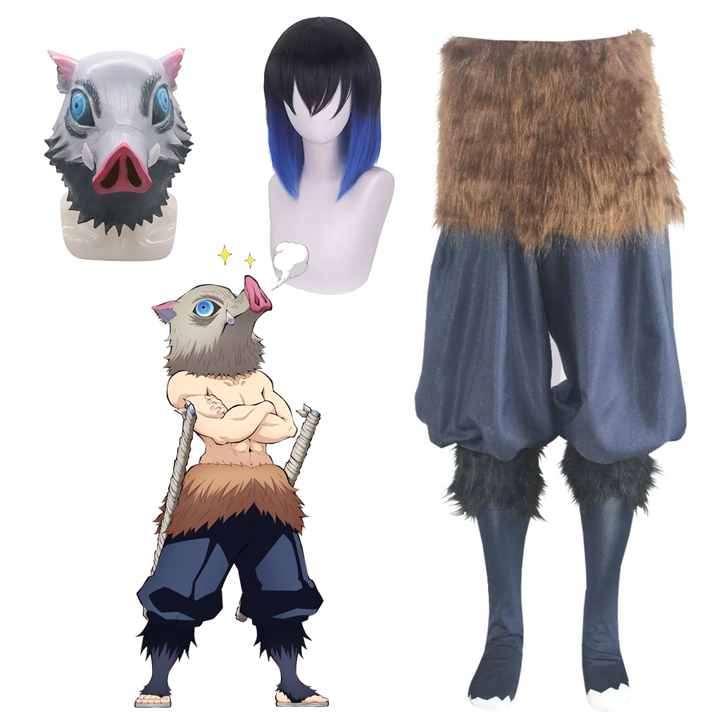 Hashibira Inosuke Kimetsu No Yaiba Cosplay Costume