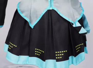 Hatsune Miku V2 Matte Fabric Cosplay Costume thumbnail 5