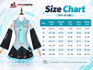 Hatsune Miku V2 Matte Fabric Cosplay Costume thumbnail 11
