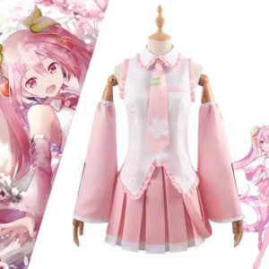 Hatsune Miku V3 Pink Cosplay Costume thumbnail 1