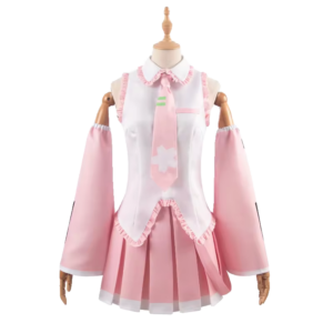 Hatsune Miku V3 Pink Cosplay Costume thumbnail 4