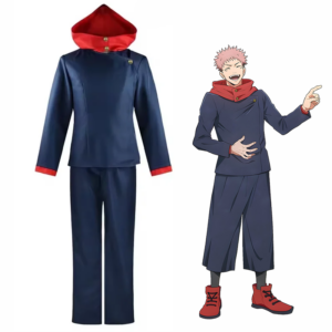 Itadori Yuji Jujutsu Kaisen Cosplay Costume thumbnail 1