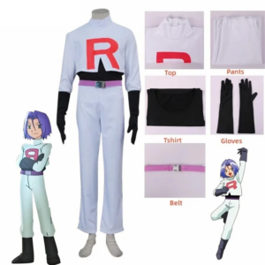 James Team Rocket Cosplay Costume thumbnail 3