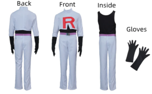James Team Rocket Cosplay Costume thumbnail 5
