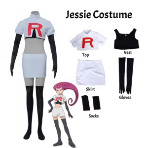 Jessie Team Rocket Cosplay Costume thumbnail 6