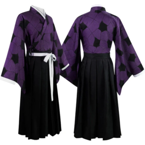 Kokushibo Kimetsu No Yaiba Cosplay Costume thumbnail 2