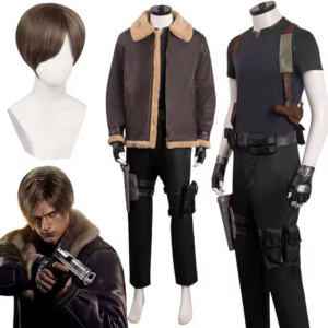 Leon Resident Evil 4 Cosplay Costume thumbnail 1