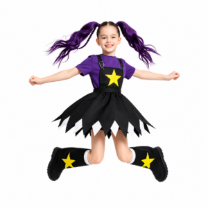 Lily Lovebraids V2 Poppy Playtime Halloween Kids Cosplay Costume thumbnail 3