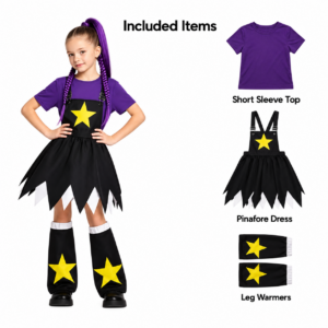 Lily Lovebraids V2 Poppy Playtime Halloween Kids Cosplay Costume thumbnail 7