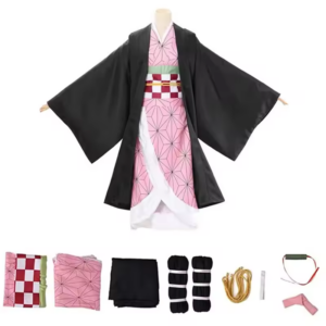 Nezuko Kimetsu No Yaiba Cosplay Costume thumbnail 8