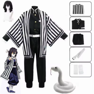 Obanai Iguro Kimetsu No Yaiba Cosplay Costume thumbnail 1