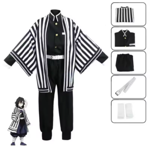 Obanai Iguro Kimetsu No Yaiba Cosplay Costume thumbnail 2