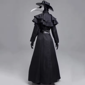 Plague Doctor Hooded Robe Costume Cosplay Costume thumbnail 4
