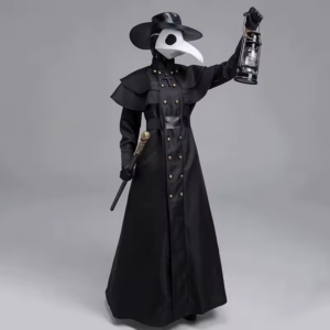 Plague Doctor Hooded Robe Costume Cosplay Costume thumbnail 5