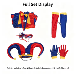 Pomni Jester The Amazing Digital Circus Cosplay Costume thumbnail 15