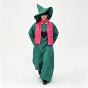 Ralsei Deltarune Green Wizard Cosplay Costume thumbnail 2