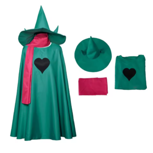 Ralsei Deltarune Green Wizard Cosplay Costume thumbnail 7
