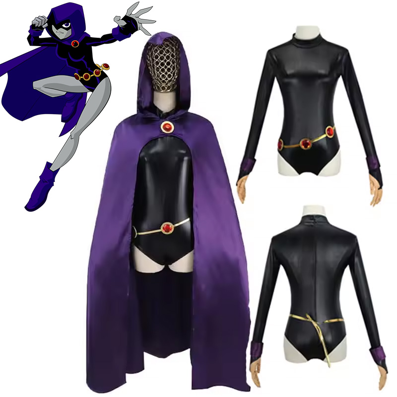 Raven V1 Teen Titans Cosplay Costume