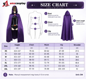 Raven V1 Teen Titans Cosplay Costume thumbnail 11
