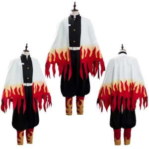 Rengoku Kyojuro Kimetsu No Yaiba Cosplay Costume thumbnail 2