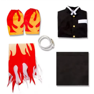 Rengoku Kyojuro Kimetsu No Yaiba Cosplay Costume thumbnail 4
