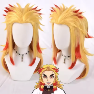 Rengoku Kyojuro Kimetsu No Yaiba Cosplay Costume thumbnail 5
