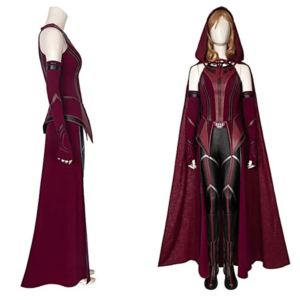 Scarlet Witch Maximoff Wanda Vision Cosplay Costume thumbnail 3