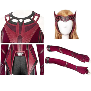 Scarlet Witch Maximoff Wanda Vision Cosplay Costume thumbnail 7