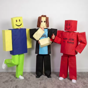 Smile-Roblox Halloween Kids Cosplay Costume thumbnail 5