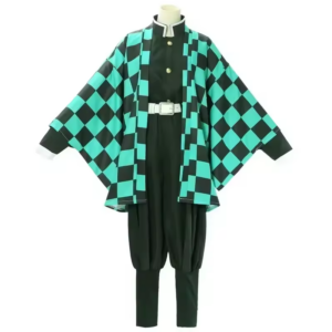 Tanjiro Kamado Kimetsu No Yaiba Cosplay Costume thumbnail 2