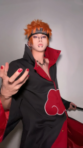 Uchiha Sasuke Pain Cloak Naruto Cosplay Costume thumbnail 4