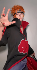 Uchiha Sasuke Pain Cloak Naruto Cosplay Costume thumbnail 5